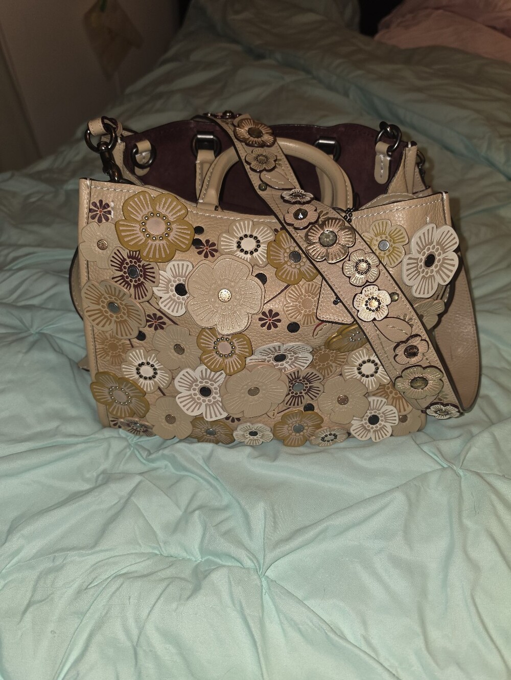Coach Rogue 31 Tea Rose With Matching Strap plus two others